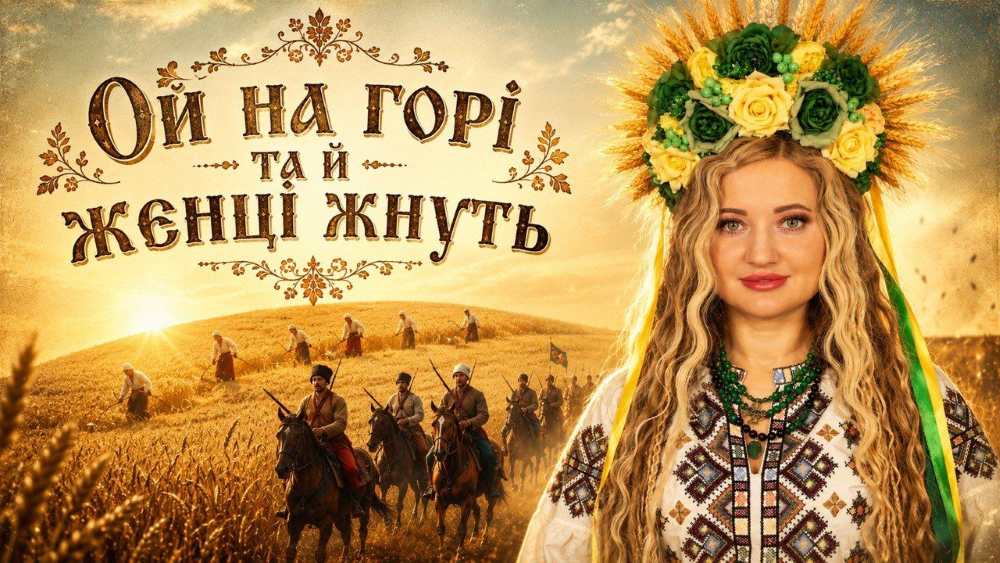 Військова співачка Охтирчанка представила сучасну версію народної пісні «Ой на горі та й женці жнуть»